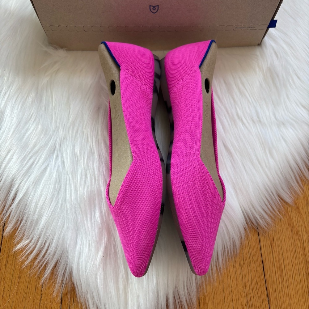 Pink Pointed Toe Rothy’s Flats - Picture 3 of 6